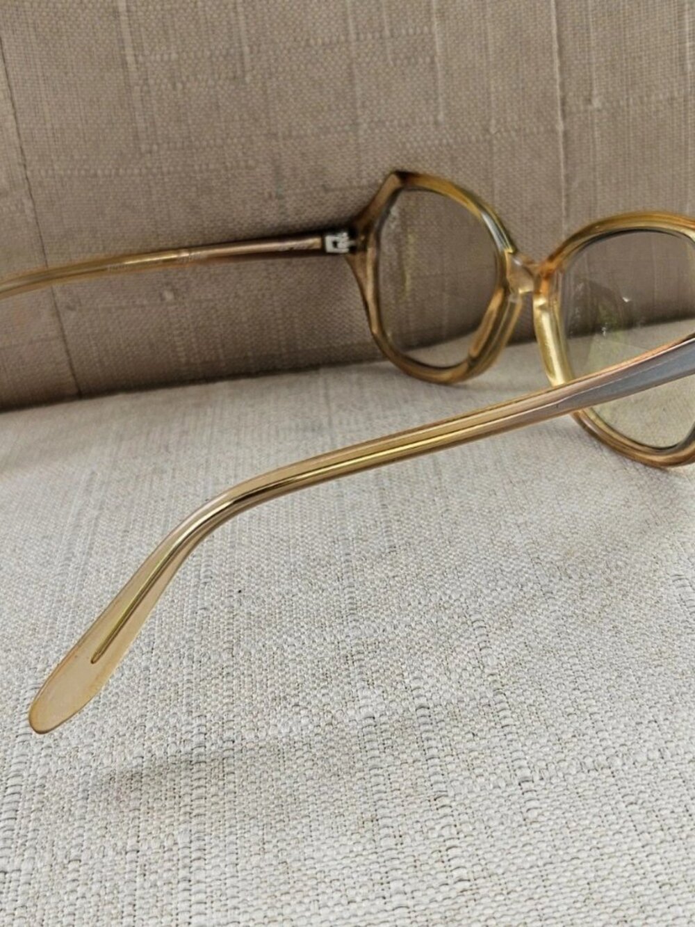 Vintage Rodenstock Women Eyeglasses Frame Tan/Brown Tone Eyewear SYBILLE Glasses - Picture 6 of 11